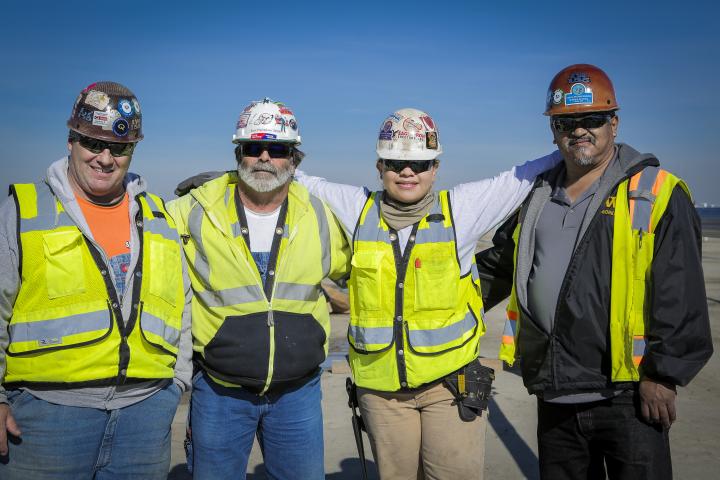 Union construction workers 