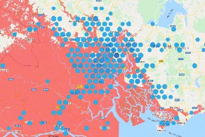 Ho Chi Minh map