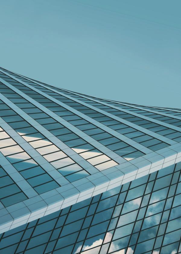 Glass building abstract